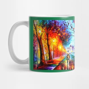 natural village painting Mug